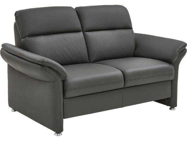 2-Sitzer DIE PLANBAR PN-EM16031, ohne Kopfstützen , grau (anthrazit), B:170cm H:96cm T:92cm, Sofas, Echtleder mit Federkern, Topseller von BAUR
