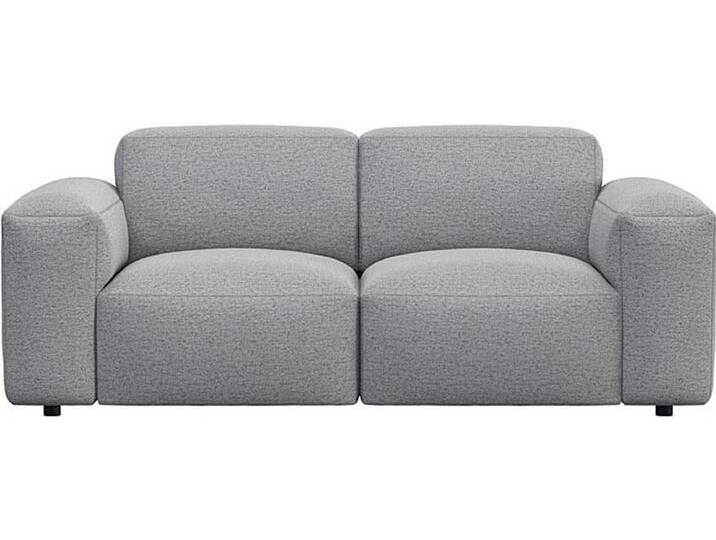 2-Sitzer FLEXLUX Lucera Sofa, super bequem durch hochwertigen Sitzaufbau mit Kaltschaum , grau (sophisto grau), B:187cm H:73cm T:102cm, 100% Polyester, Sofas, Designsofa, modern & anschmiegsam von BAUR