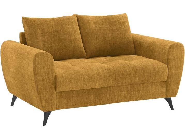 2-Sitzer MR. COUCH Blackburn II , orange (dolce 9 curry), B:160cm H:71cm T:90cm, Dolce (100% Polyester), Sofas, Wahlweise mit Kaltschaumpolsterung bis 140 kg belastbar von BAUR