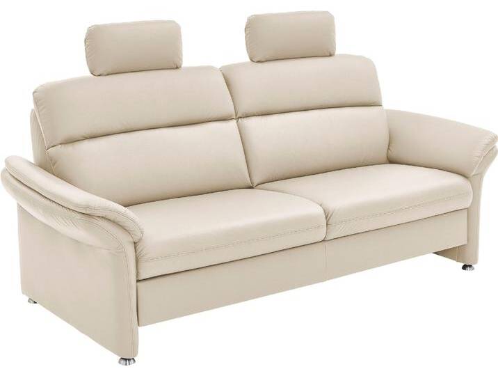 3-Sitzer DIE PLANBAR PN-EM16031, mit Kopfstützen , beige (ecru), B:228cm H:119cm T:92cm, Sofas, wahlweise mit Relaxauszug von BAUR