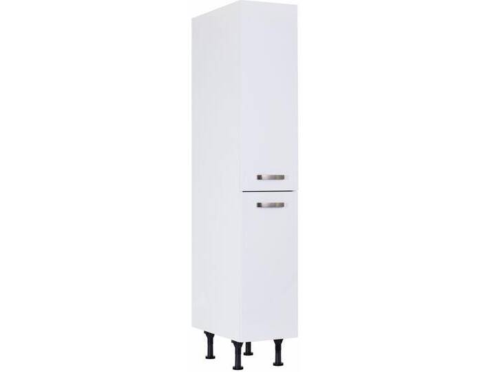 Apothekerschrank KOCHSTATION KS-Cara , weiß (weiß, weiß), B:30cm H:176,6cm T:58,4cm, Schränke, mit 2 Vollauszügen und 4 Ablagen, höhenverstellbare Füße, Breite 30 cm von BAUR