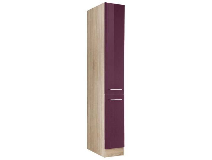 Apothekerschrank KOCHSTATION KS-Eton , lila (aubergine hochglanz), B:30cm H:200cm T:60cm, Schränke von BAUR