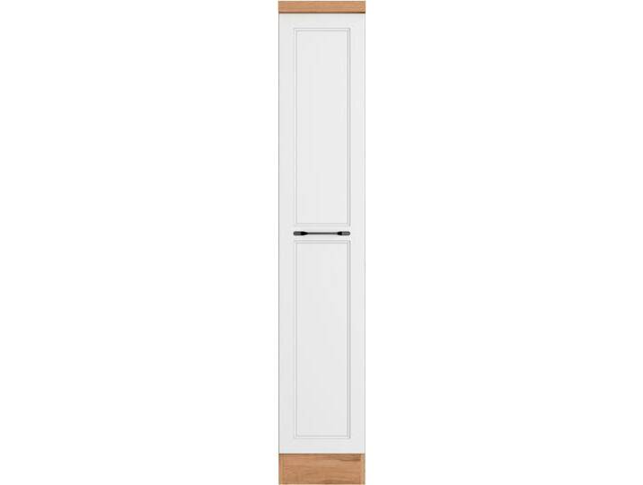 Apothekerschrank KOCHSTATION KS-Lana , weiß (matt weiß, wotaneiche), B:30cm H:166cm T:60cm, Holzwerkstoff, MDF, Schränke, Breite 30 cm von BAUR