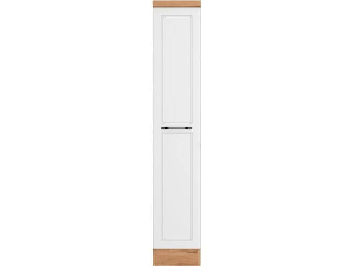 Apothekerschrank KOCHSTATION KS-Lana , weiß (matt weiß, wotaneiche), B:30cm H:166cm T:60cm, Holzwerkstoff, MDF, Schränke, Breite 30 cm von BAUR
