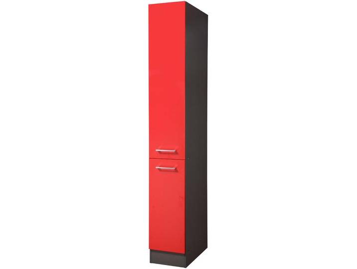 Apothekerschrank KOCHSTATION KS-Paris , grau (rot, graphit), B:30cm H:200cm T:60cm, Holzwerkstoff, Schränke, Breite 30 cm von BAUR