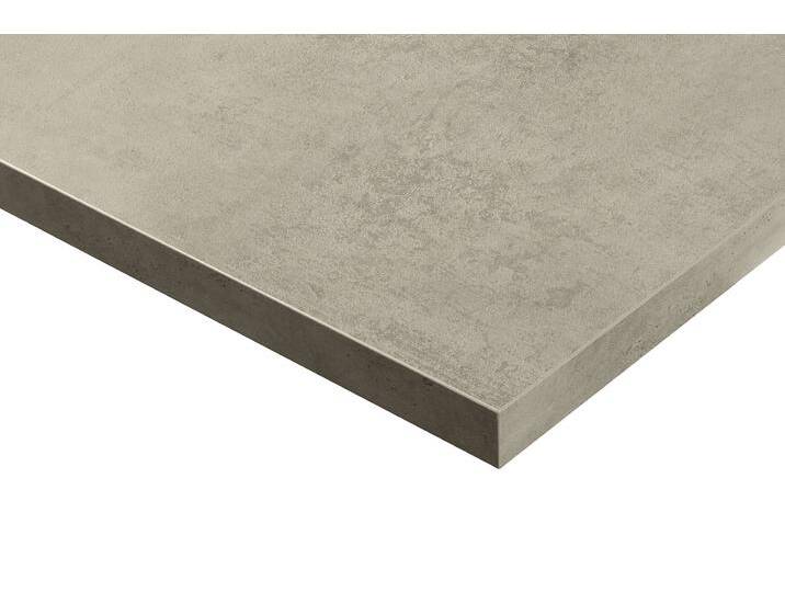 Arbeitsplatte KOCHSTATION  KS-Scafa , grau (beton hell), B:160cm H:4cm T:60cm, Holzwerkstoff, Tischplatten, in verschiedenen Breiten, Stärke 4 cm von BAUR