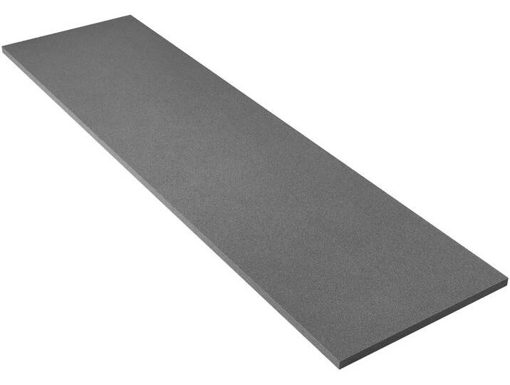 Arbeitsplatte KOCHSTATION KS-Universal , grau (anthrazit), B:180cm H:2,8cm T:60cm, Spanplatte, Tischplatten, Stärke 28 mm, verschiedene Breiten und Farben von BAUR