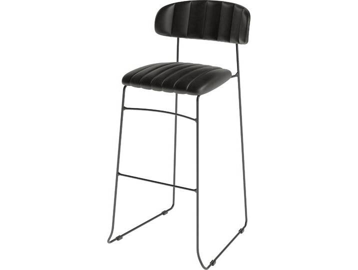 Barhocker ESSENTIALS Mundo , schwarz, B:46,5cm H:105cm T:49cm, Hocker, Leicht zu Transportieren von BAUR