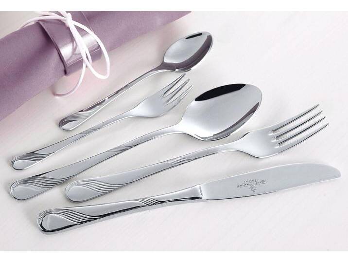 Besteck-Set Gala , silber (silberfarben), 24 tlg., Chromnickelstahl 18/10, PICARD & WIELPÜTZ SOLINGEN, Essbesteck-Sets, massiv geschmiedet von BAUR