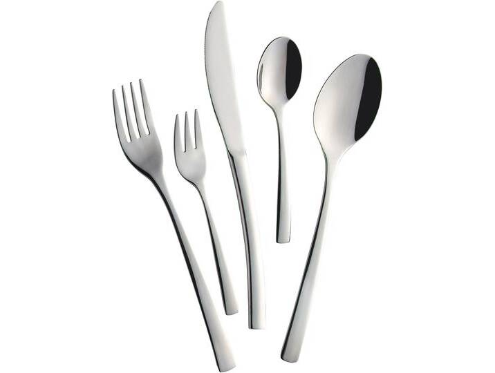 Besteck-Set MULEX Vermont , silber (silberfarben), 60 tlg., Edelstahl 18/0, Essbesteck-Sets von BAUR