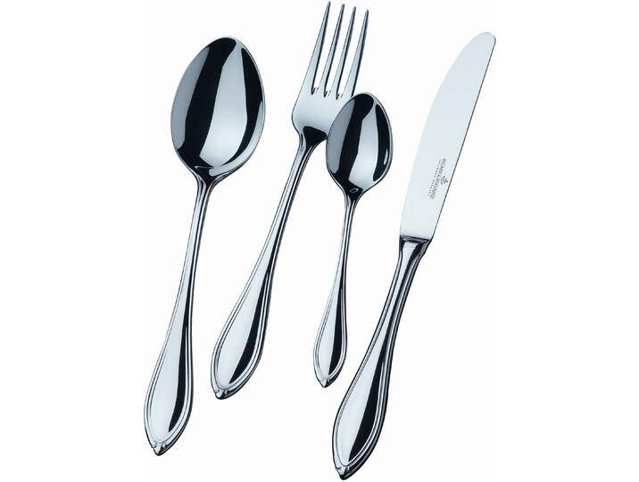 Besteck-Set Novara , silber (silberfarben), 30 tlg., Chromnickelstahl 18/10, PICARD & WIELPÜTZ SOLINGEN, Essbesteck-Sets, Made in Germany von BAUR