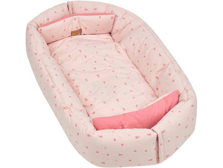 Bettnestchen STERNTALER Hase Hanni , quarzrosa, Obermaterial: 80% Baumwolle, 20% Polyester. Füllung: 100% Polyester, Bettnestchen von BAUR