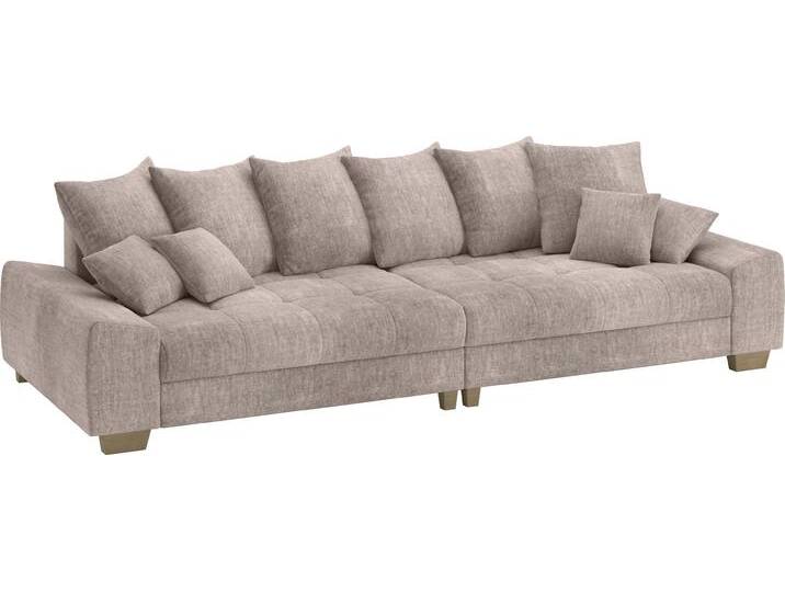 Big-Sofa MR. COUCH Nikita II , grau (dolce 4 taupe), B:300cm H:88cm T:118cm, Dolce (100% Polyester), Sofas, mit Kaltschaumpolsterung bis 140kg belastbar von BAUR