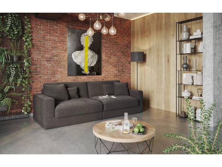Big-Sofa RAUM.ID Innovid , grau (fango), B:264cm H:87cm T:108cm, 100% Polyester, Sofas, Modernes Modul-Polsterprogramm von BAUR