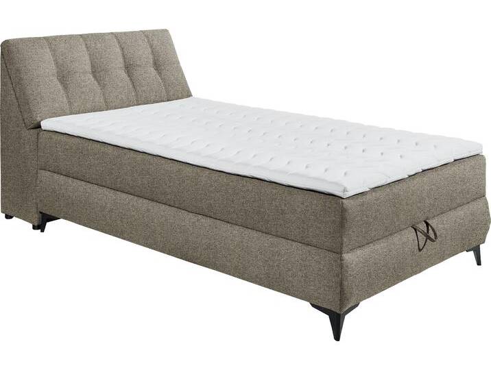 Boxbett ED EXCITING DESIGN Atlantis , braun, B:125cm L:240cm, 100% Polyester, Komplettbetten, mit Bettkasten und Stauraum im Kopfteil Boxbett ED EXCITING DESIGN Atlantis , braun, B:125cm L:240cm, 100% Polyester, Komplettbetten, mit Bettkasten und Stauraum im Kopfteil von BAUR