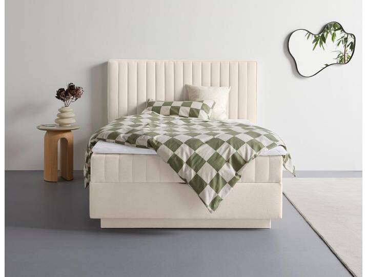 Boxbett HOMSY BY ANA JOHNSON Moonio inkl. Bettkasten , creme, B:167cm L:214cm, Komplettbetten, erhältlich in verschiedenen Breiten und Härtegraden Boxbett HOMSY BY ANA JOHNSON Moonio inkl. Bettkasten , creme, B:167cm L:214cm, Komplettbetten, erhältlich in verschiedenen Breiten und Härtegraden von BAUR