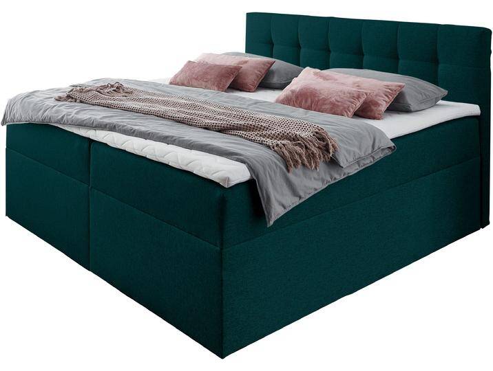 Boxbett PLACES OF STYLE, blau (nachtblau meliert), B:162cm L:210cm, Komplettbetten von BAUR