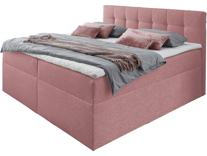 Boxbett PLACES OF STYLE, rosa, B:162cm L:210cm, Komplettbetten Boxbett PLACES OF STYLE, rosa, B:162cm L:210cm, Komplettbetten von BAUR