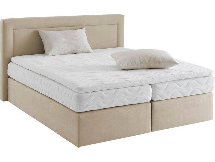 Boxspringbett, beige, B:195cm L:210cm, WESTFALIA SCHLAFKOMFORT, Komplettbetten, Boxspringbett, wahlweise mit Bettkasten und Topper Boxspringbett, beige, B:195cm L:210cm, WESTFALIA SCHLAFKOMFORT, Komplettbetten, Boxspringbett, wahlweise mit Bettkasten und Topper von BAUR