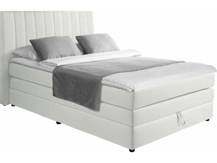 Boxspringbett ALINA Marvin , weiß (weiß tls 00), B:151cm L:212cm, Komplettbetten, Boxspringbett, inklusive Bettkasten und Topper, in diversen Ausführungen von BAUR