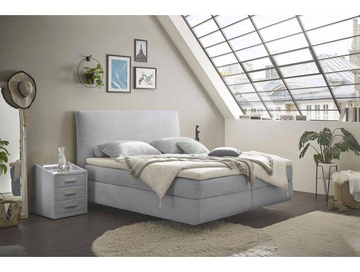 Boxspringbett ED EXCITING DESIGN Marbella , grau, B:185cm L:216cm, 92% Polyester, 8% Nylon, Komplettbetten, Boxspringbett, Duo-Matratze- harte Kokosmatte, weiche Filzabdeckung, Matratzenhülle Boxspringbett ED EXCITING DESIGN Marbella , grau, B:185cm L:216cm, 92% Polyester, 8% Nylon, Komplettbetten, Boxspringbett, Duo-Matratze- harte Kokosmatte, weiche Filzabdeckung, Matratzenhülle von BAUR