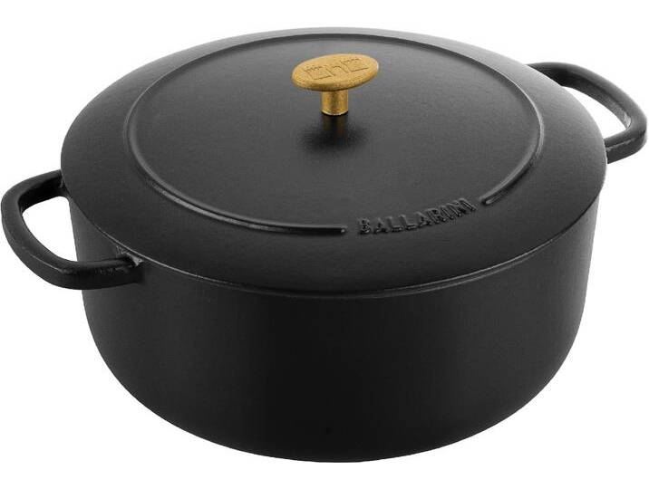 Bräter BALLARINI Bellamonte Cocotte , schwarz, H:13cm Ø:24cm, Töpfe, robust, kratzfeste Emaille-Beschichtung, spülmaschinengeeignet Bräter BALLARINI Bellamonte Cocotte , schwarz, H:13cm Ø:24cm, Töpfe, robust, kratzfeste Emaille-Beschichtung, spülmaschinengeeignet von BAUR