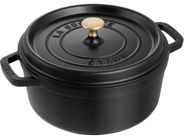 Bräter STAUB Cocotte , schwarz, H:19cm Ø:30cm, Töpfe, robust, langlebig, perfekte Hitzeverteilung, Aromaregen-Deckel Bräter STAUB Cocotte , schwarz, H:19cm Ø:30cm, Töpfe, robust, langlebig, perfekte Hitzeverteilung, Aromaregen-Deckel von BAUR