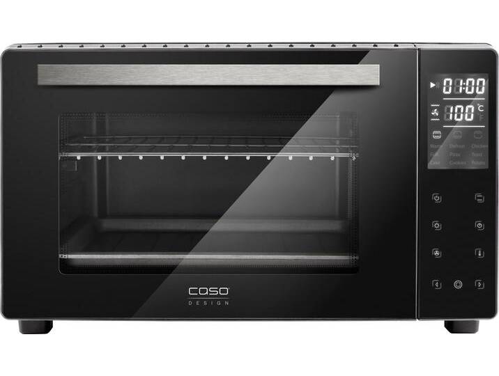 CASO Minibackofen 2972 TO 26 , schwarz, B:48cm H:30cm T:40cm, Minibacköfen CASO Minibackofen 2972 TO 26 , schwarz, B:48cm H:30cm T:40cm, Minibacköfen von BAUR