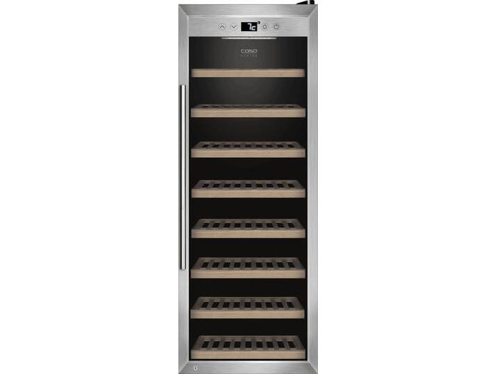 CASO Weinkühlschrank 647 WineSafe 43 , G (A-G), schwarz (edelstahl, schwarz), B:39,5cm H:103,5cm T:67,5cm, Weinkühlschränke von BAUR