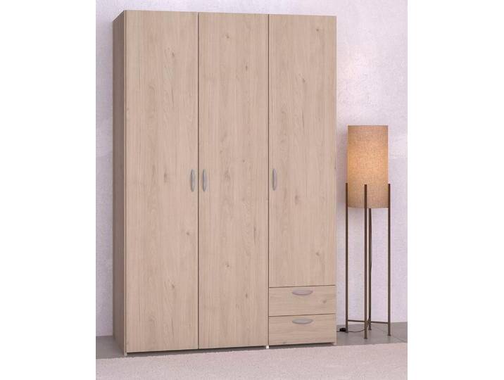 Drehtürenschrank PARISOT Daily 12 , braun (jackson eiche nachbildung), B:120cm H:185cm T:51cm, Spanplatte, Schränke von BAUR