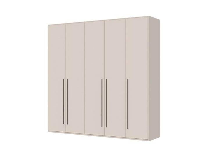 Drehtürenschrank PLACES OF STYLE Opera mit oder ohne Kranz inkl. LED-Bel.,B 227,272,317 oder 362 cm , beige (cashmere), B:227cm H:224cm T:56cm, MDF, FSC-zertifizierter Holzwerkstoff, Schränke, UV lackiert, Soft Close Funktion, Höhenverstellbare Füße von BAUR