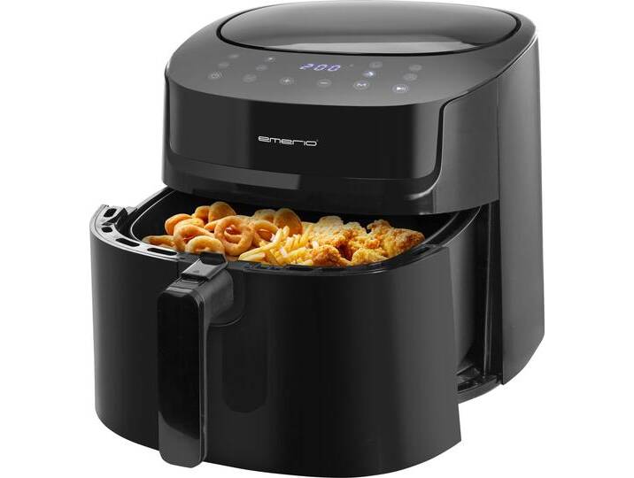 EMERIO Heißluftfritteuse AF-129622.1 , schwarz, B:34cm H:41cm T:34cm, Fritteusen EMERIO Heißluftfritteuse AF-129622.1 , schwarz, B:34cm H:41cm T:34cm, Fritteusen von BAUR