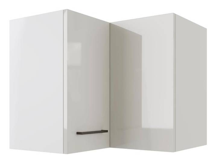 Eckhängeschrank FLEX-WELL Lund , grau (lichtgrau, rauchgrau), B:60,6cm H:54,8cm T:32cm, Holzwerkstoff, Schränke, (B x H x T) 60 x 54,8 x 32 cm, individuell kombinierbar von BAUR