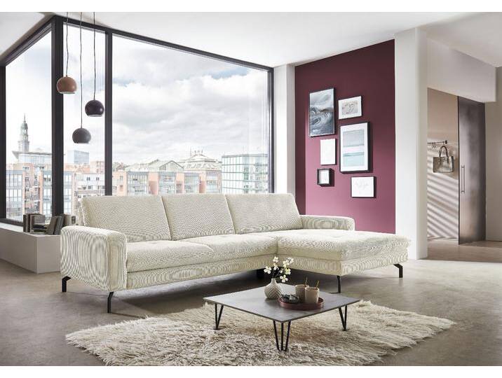 Ecksofa DIE PLANBAR MP-IN20110 L-Form mit Federkern-Polsterung , beige (natur), B:302cm H:87cm T:178cm, 100% Polyester, Sofas, optional mit Funktionen erhältlich von BAUR