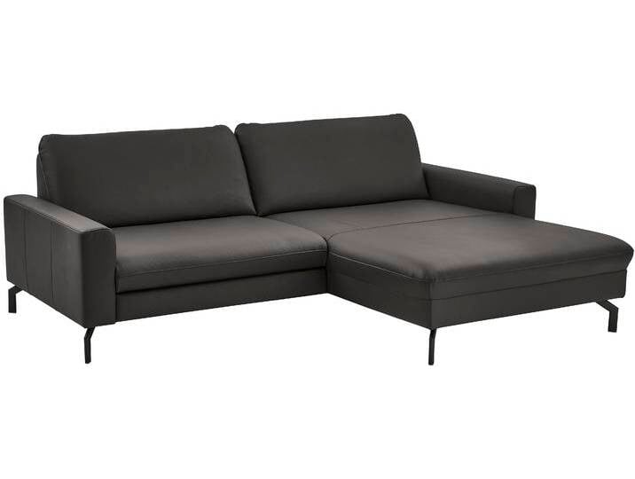 Ecksofa DIE PLANBAR PN-EM20028 L-Form ohne Kopfstützen , schwarz, B:248cm H:89cm T:179cm, Sofas, wahlweise mit motorischem Canape von BAUR