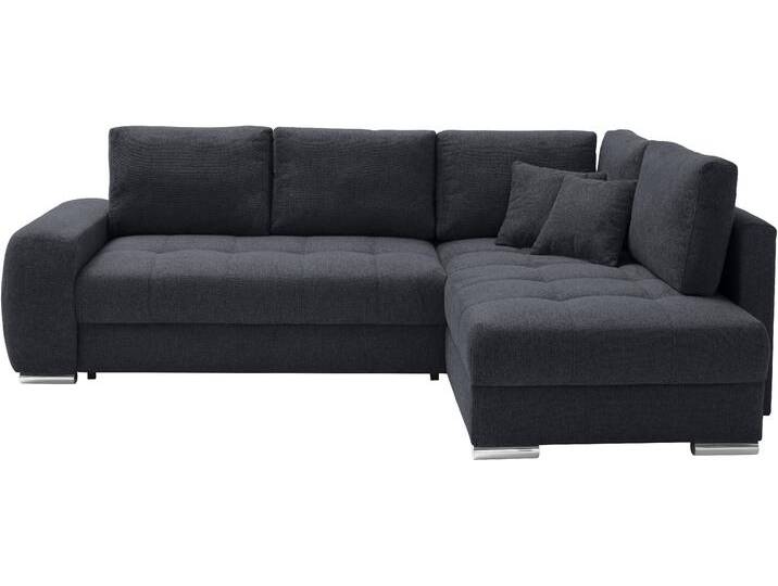 Ecksofa MR. COUCH Mykonos, L-Form, Dauerschläfer , memphis 17 schwarz, B:269cm H:90cm T:179cm, Grundgewebe 100% Polyester; Nutzschicht 90% Polyester / 10% Polyamid, Sofas, mit DuraSpring-Taschenfederkern bis 140 kg belastbar Ecksofa MR. COUCH Mykonos, L-Form, Dauerschläfer , memphis 17 schwarz, B:269cm H:90cm T:179cm, Grundgewebe 100% Polyester; Nutzschicht 90% Polyester / 10% Polyamid, Sofas, mit DuraSpring-Taschenfederkern bis 140 kg belastbar von BAUR