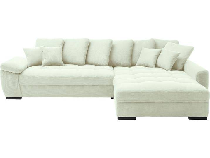 Ecksofa MR. COUCH Richmond, L-Form , miami 1 natur, B:323cm H:92cm T:222cm, 90% Polyester / 10% Nylon, Sofas von BAUR