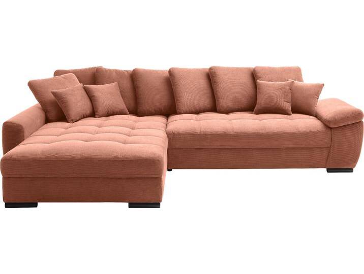 Ecksofa MR. COUCH Richmond, L-Form mit Kaltschaum , miami 9 ginger, B:323cm H:92cm T:222cm, 90% Polyester / 10% Nylon, Sofas von BAUR