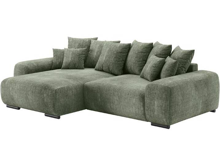 Ecksofa MR. COUCH Sundance II, L-Form , grün (dolce 11 grün), B:318cm H:92cm T:188cm, Dolce (100% Polyester), Sofas, mit DuraSpring-Taschenfederkern bis 140 kg belastbar von BAUR