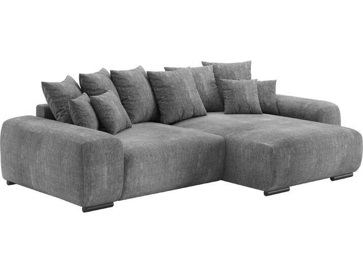Ecksofa MR. COUCH Sundance L-Form , grau (dolce 16 graphite), B:318cm H:92cm T:188cm, Dolce (100% Polyester), Sofas, Dauerschläfer mit EasyBett-Schlaffunktion, Bettkasten von BAUR
