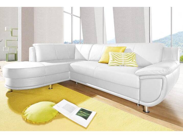 Ecksofa TRENDMANUFAKTUR Rondo, zeitlos und elegant, OTTOs Choice, bequem, L-Form , weiß, B:265cm H:85cm T:190cm, Softlux-Kunstleder, Primabelle-Microfaser, NaturLeder (handschuhweiches Rindsleder in Sitz und Rücken mit SOFTLUX-Kunstleder als Korpus-Bezug), Struktur (23% Polyacryl, 77% Polyester), Sofas, wahlweise mit Federkern, wahlweise mit Bettfunktion Ecksofa TRENDMANUFAKTUR Rondo, zeitlos und elegant, OTTOs Choice, bequem, L-Form , weiß, B:265cm H:85cm T:190cm, Softlux-Kunstleder, Primabelle-Microfaser, NaturLeder (handschuhweiches Rindsleder in Sitz und Rücken mit SOFTLUX-Kunstleder als Korpus-Bezug), Struktur (23% Polyacryl, 77% Polyester), Sofas, wahlweise mit Federkern, wahlweise mit Bettfunktion von BAUR