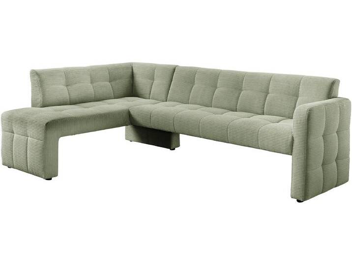 Essbank EXXPO - SOFA FASHION Barista, bequem und elegant, hohe Bodenfreiheit , grün (mint), B:245cm H:83cm T:159cm, Sitzbänke, Eckbank Barista bequem und elegant, hochwertige Detailverarbeitung von BAUR