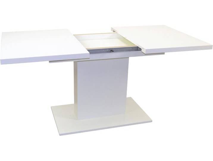 Esstisch, weiß (weiß, weiß, weiß), H:75cm T:80cm, HOFMANN LIVING AND MORE, Tische von BAUR