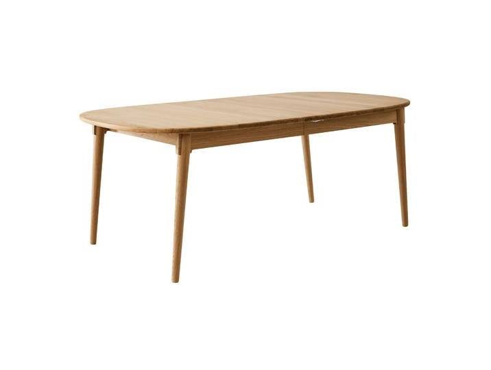 Esstisch HAMMEL FURNITURE Findahl by Hammel Miro Designtisch , braun (eiche natur geölt), B:184cm H:72cm T:106cm, Tische, 184x106 cm, aus massivem Eichenholz, mit Verlängerungsfunktion von BAUR