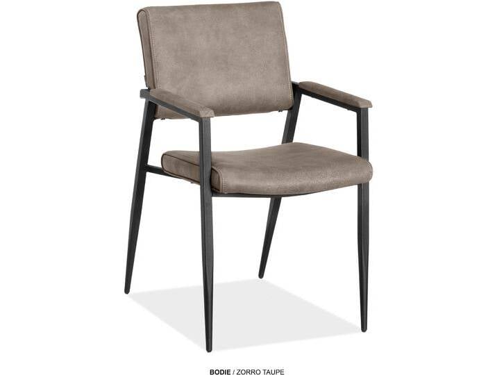 Esszimmerstuhl OMG DESIGN Bodie , taupe, schwarz, B:46cm H:89,5cm T:64,5cm, Polyester, Stühle, bequemer Armlehnenstuhl, pflegeleichter Bezug Esszimmerstuhl OMG DESIGN Bodie , taupe, schwarz, B:46cm H:89,5cm T:64,5cm, Polyester, Stühle, bequemer Armlehnenstuhl, pflegeleichter Bezug von BAUR
