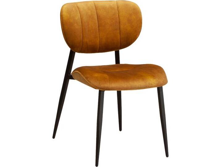 Esszimmerstuhl OMG DESIGN Jona , gold (gold, schwarz), B:53cm H:84cm T:62cm, Stühle, Küchenstuhl Polsterstuhl, In drei stilvollen Farben erhältlich von BAUR