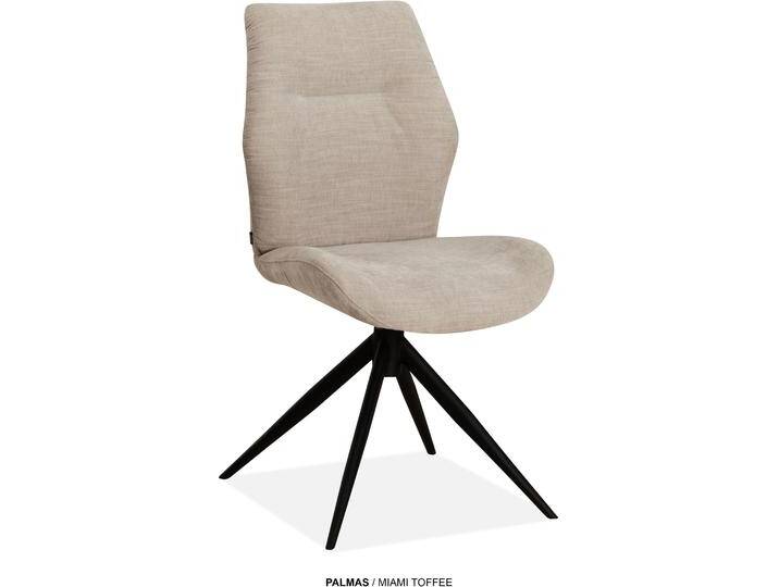 Esszimmerstuhl OMG DESIGN Palmas , toffee, schwarz, B:49cm H:91,5cm T:63,5cm, Polyester, Stühle, Drehstuhl mit auto-return, Moderner Bezug Esszimmerstuhl OMG DESIGN Palmas , toffee, schwarz, B:49cm H:91,5cm T:63,5cm, Polyester, Stühle, Drehstuhl mit auto-return, Moderner Bezug von BAUR