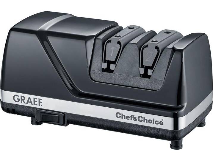 GRAEF Messerschärfer Diamant CX 110 , schwarz, B:10,5cm H:10,8cm T:21,2cm, Messerschärfer, 15 Schleifwinkel GRAEF Messerschärfer Diamant CX 110 , schwarz, B:10,5cm H:10,8cm T:21,2cm, Messerschärfer, 15 Schleifwinkel von BAUR