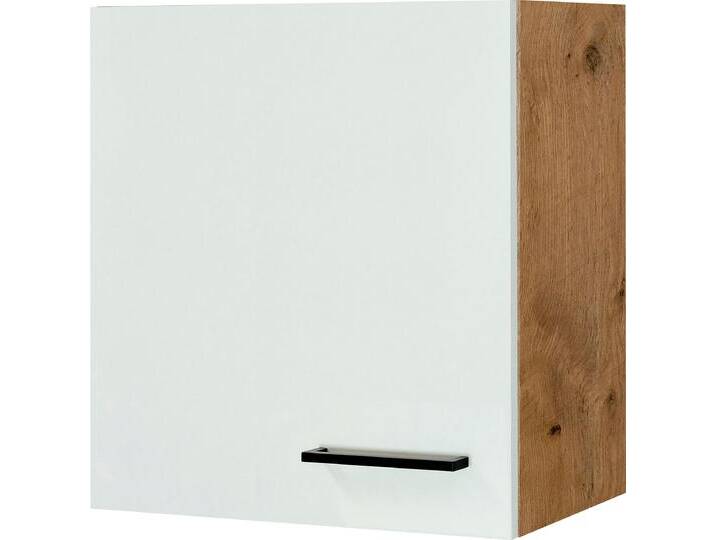 Hängeschrank FLEX-WELL Vintea , beige (magnolia matt, lancelot oak), B:50cm H:54,8cm T:32cm, Holzwerkstoff, Schränke, Küchenhängeschrank, (B x H x T) 50 x 54,8 x 32 cm, mit Metallgriffen von BAUR