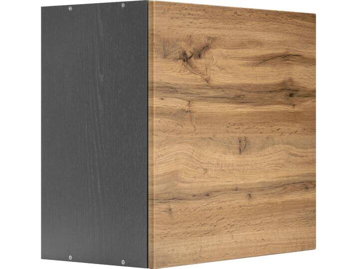 Hängeschrank KOCHSTATION KS-Kehl , grau (wotaneiche, grafit), B:60cm H:57cm T:34cm, MDF, Schränke, Breite 60 cm von BAUR